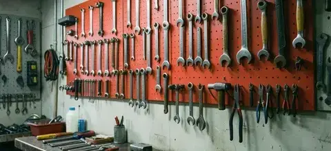 工具の壁